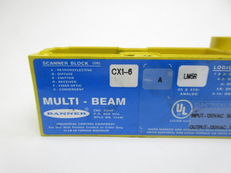 BANNER ENGINEERING SBCX1-6 (AS PICTURED) UNMP