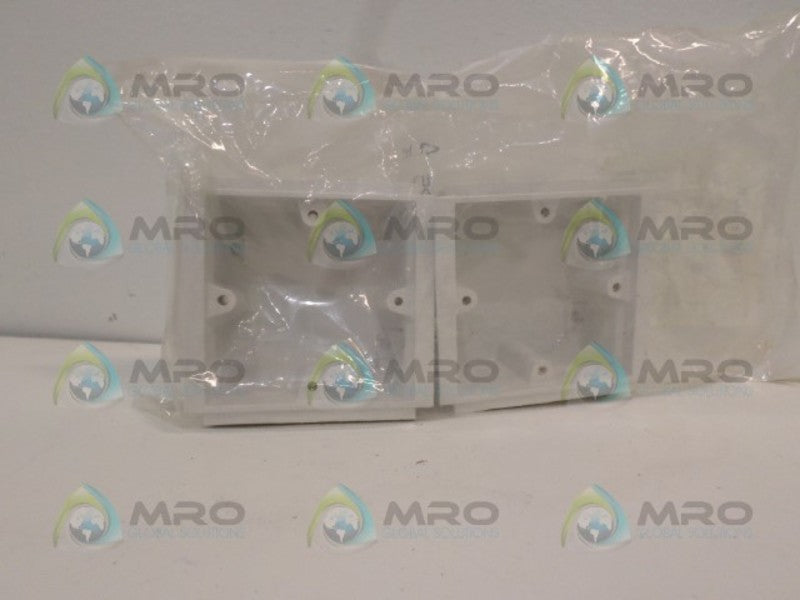 MK VTS6035 439-2325 WHITE TRUNKING BACK BOX (PKG OF 2) NSMP
