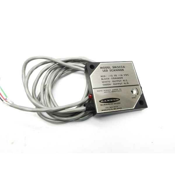 BANNER ENGINEERING SM502A 12-18VDC UNMP
