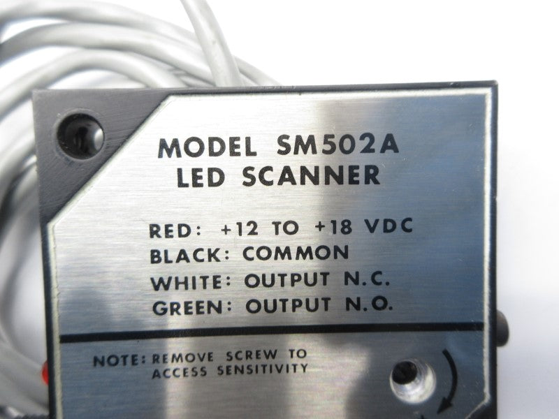 BANNER ENGINEERING SM502A 12-18VDC UNMP