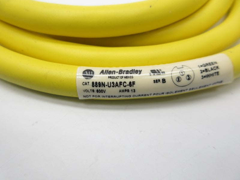 ALLEN BRADLEY 889N-U3AFC-6F SER. B 600V 13A NSNP