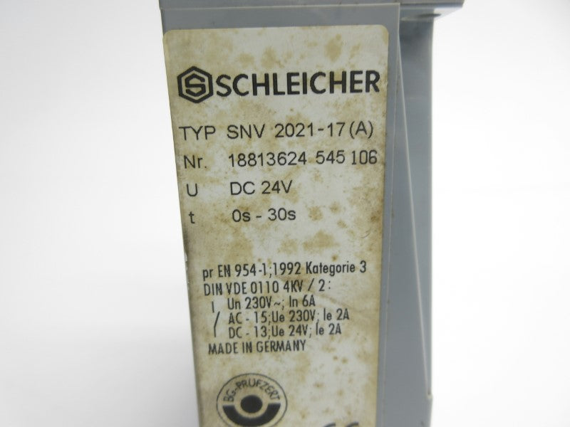 SCHLEICHER SNV2021-17 24VDC 0-30S NSNP