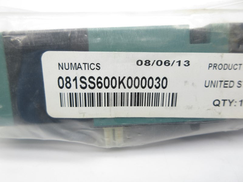 NUMATICS 081SS600K000030 100-115/110-120V .15A NSMP