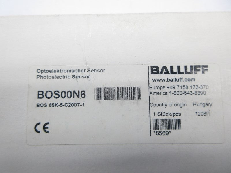 BALLUFF BOS65K-5-C200T-1 BOS00N6 NSFS