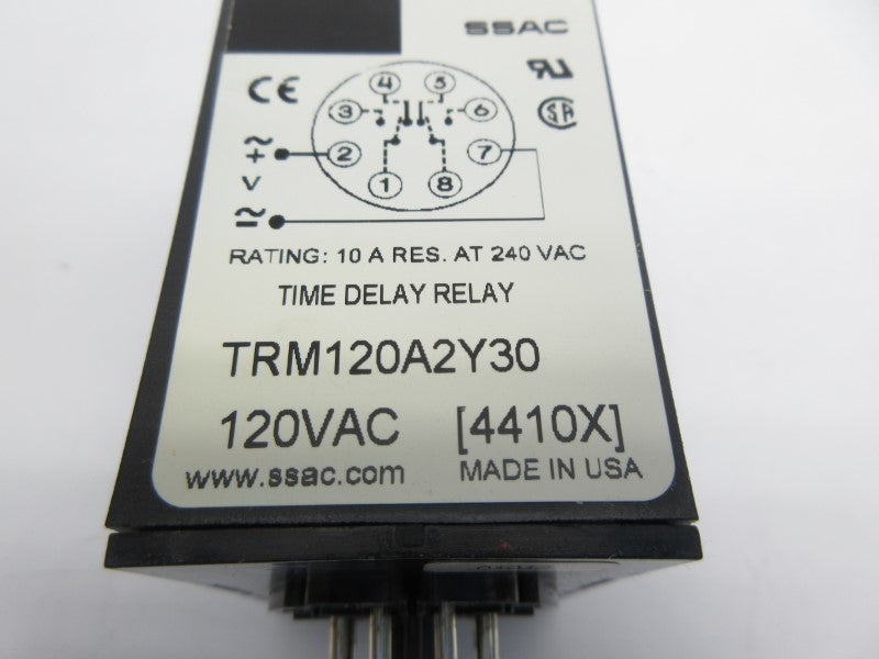 SSAC TRM120A2Y30 120VAC 1-30S NSMP