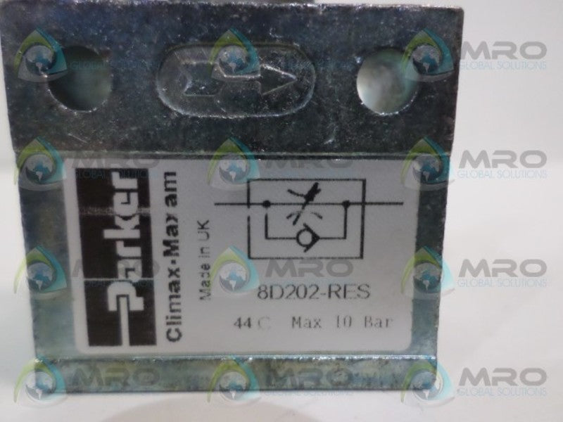 PARKER 8D202-RES PNEUMATIC FLOW RESISTOR VALVE NSNP