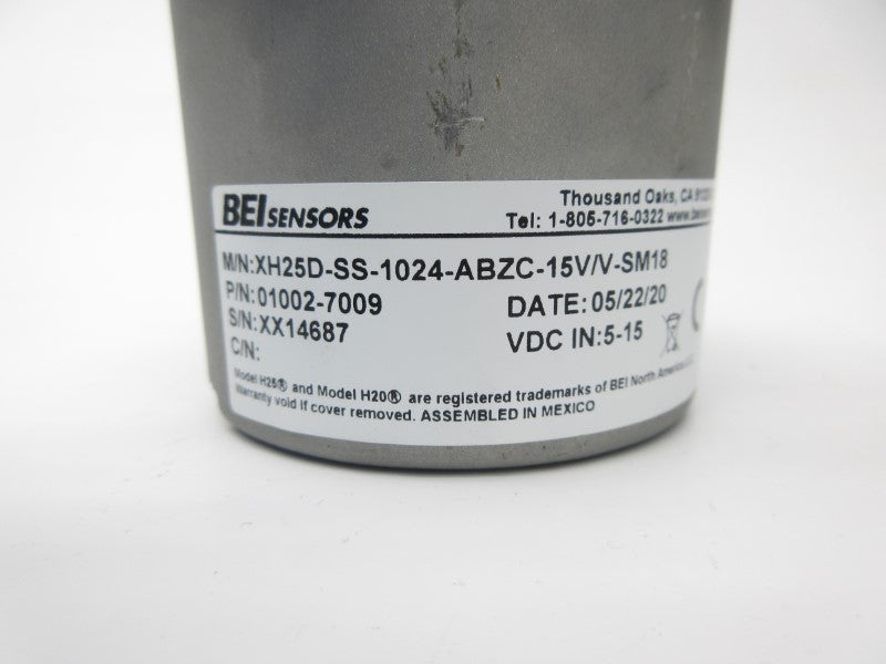 BEI XH25D-SS-1024-ABZC-15V/V-SM18 01002-7009 5-15VDC NSNP