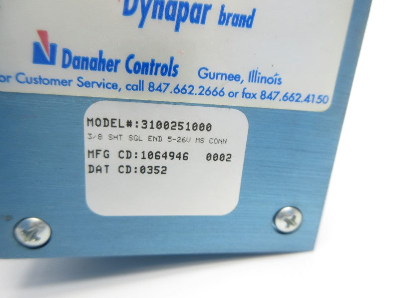 DYNAPAR 3100251000 5-26V 3/8" NSNP