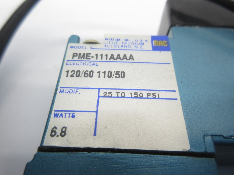 MAC PME-111AAAA 110/120V 25-150PSI NSNP