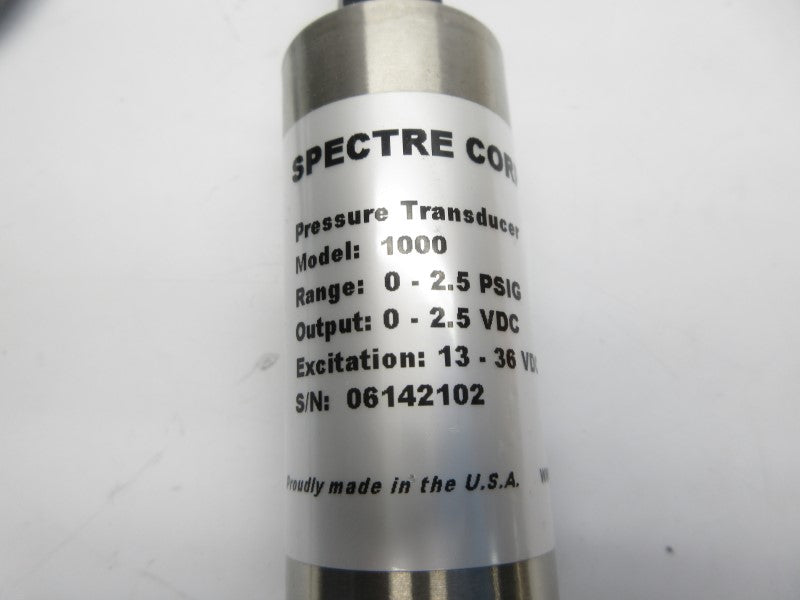 SPECTRE 1000 0-2.5VDC 0-2.5PSI (LONG) NSNP