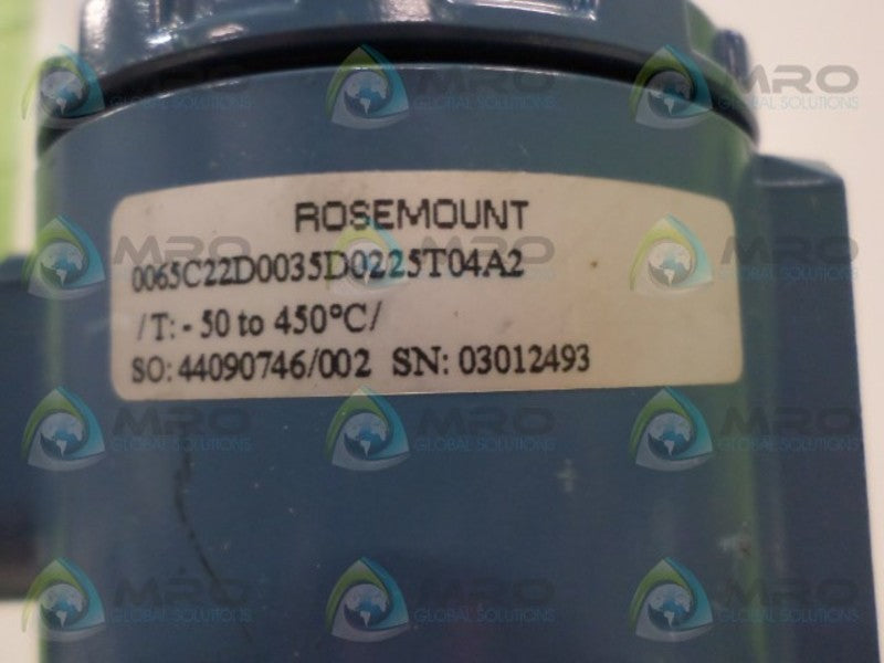 ROSEMOUNT 0065C22D0035D0225T04A2 TEMPERATURE SENSOR  NSNP