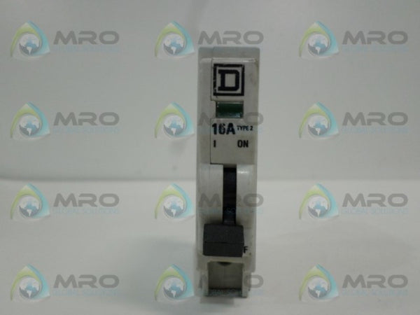 SQUARE D QO116E CIRCUIT BREAKER 16A UNMP