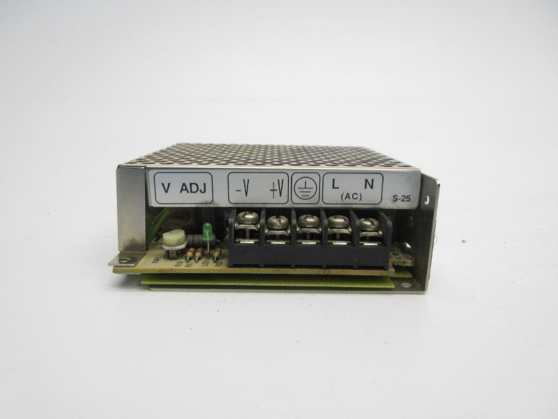 MEAN WELL S-25-24 100-240VAC 0.6A UNMP