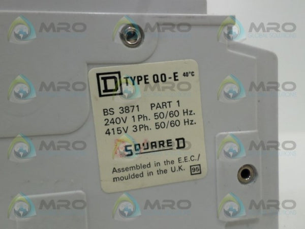 SQUARE D QO106E19 CIRCUIT BREAKER 6A UNMP