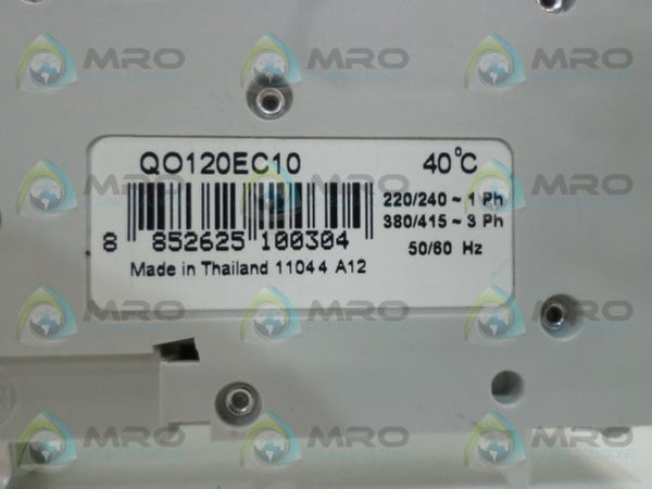 SQUARE D QO120EC10 CIRCUIT BREAKER 20A UNMP