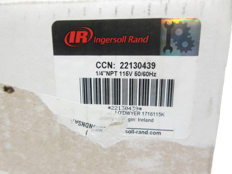 INGERSOLL RAND 22130439 115V 1/4" NSMP