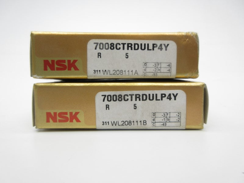NSK 7008CTRDULP4Y WL208111A/B NSMP