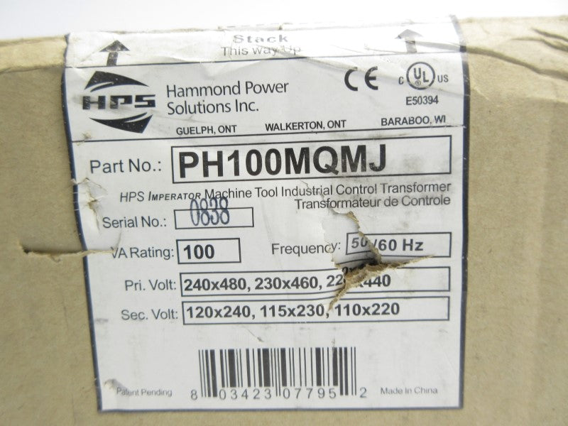 HPS PH100MQMJ 480V NSMP