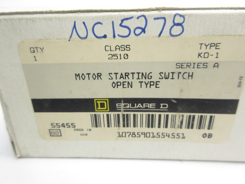 SQUARE D 2510KO-1 SER. A (BLACK) NSMP