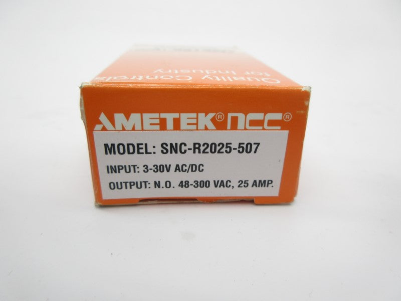 AMETEK SNC-R2025-507 3-30VAC/DC 25A NSMP