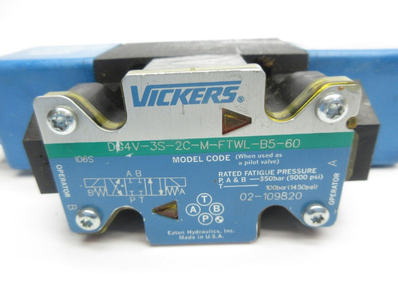 VICKERS DG4V3S2CMFTWLB560 02-109820 110/120V .48/.46A 1450PSI NSNP