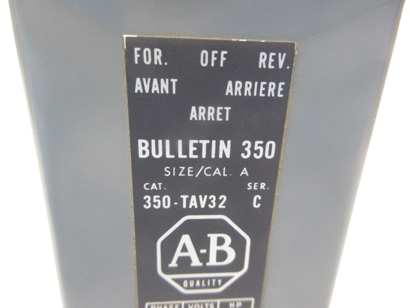ALLEN BRADLEY 350-TAV32 SER. C 230-250V UNMP