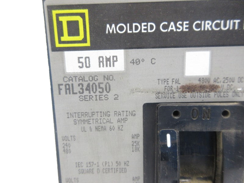 SQUARE D FAL34050 SER. 2 240/480V 50A UNMP