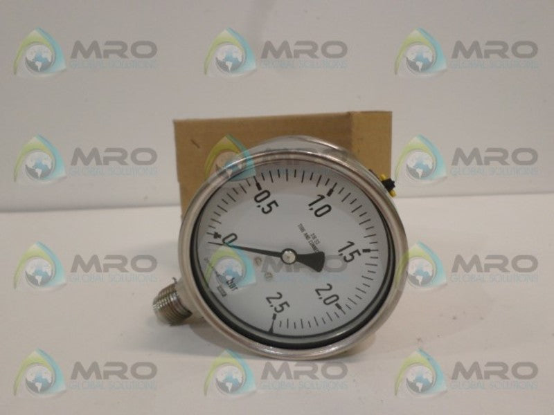 WIKA 9661365 233.50.100 PRESSURE GAUGE 0-2,5 bar  NSMP