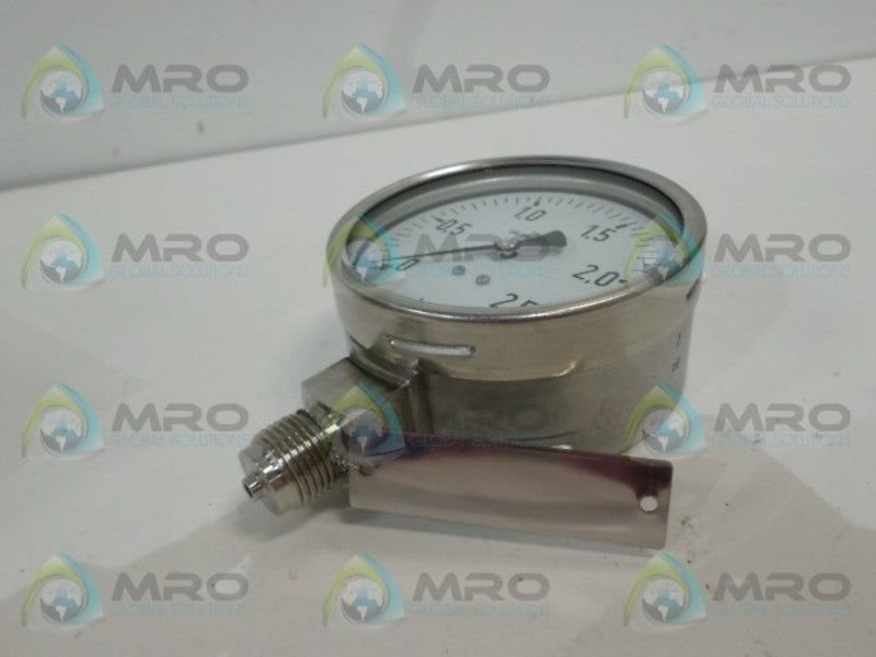 WIKA 9661365 233.50.100 PRESSURE GAUGE 0-2,5 bar  NSMP