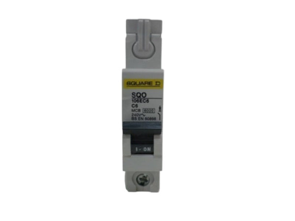 SQUARE D SQO106EC6 CIRCUIT BREAKER 6A NSNP