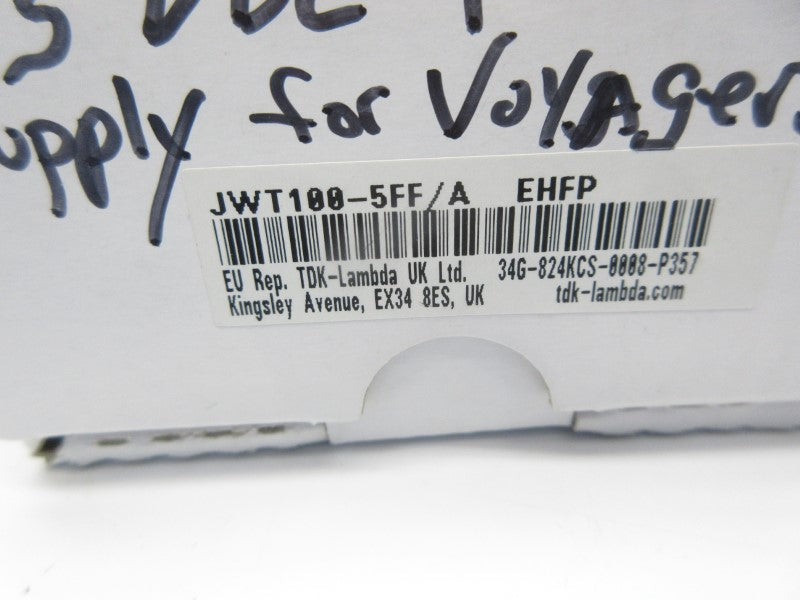 TDK LAMBDA JWT100-5FF/A 100-240VAC 1.6A NSMP
