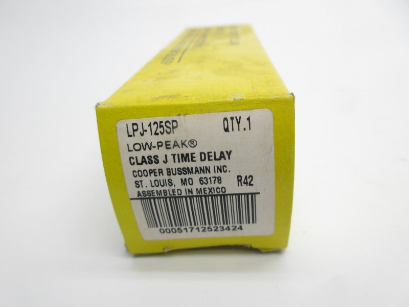 BUSSMANN LPJ-125SP 600VAC 125A (YL/BL) NSMP