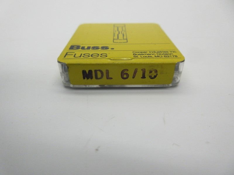 BUSSMANN MDL6/10 6/10A (PKG OF 5) NSFS