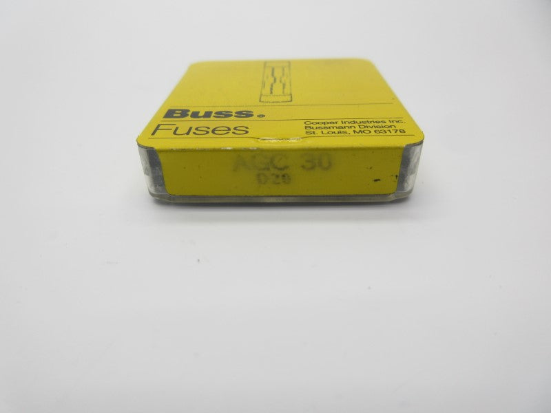 BUSSMANN AGC30 30A (PKG OF 5) NSFS