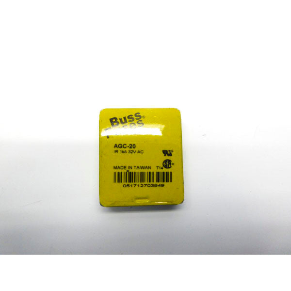 BUSSMANN AGC-20 32VAC 20A (PKG OF 5) NSFS