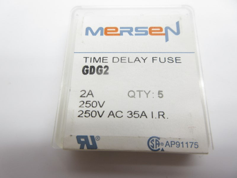 MERSEN GDG2 250VAC 2A (PK OG 5) NSFS
