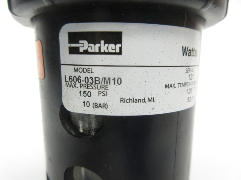 PARKER L606-03B/M10 150PSI NSNP