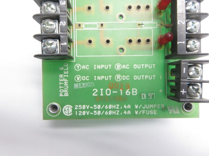 POTTER & BRUMFIELD 2IO-16B 250V 4A NSNP