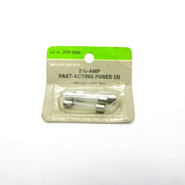 ARCHER 270-1260 250V 2-1/2A (PKG OF 3) NSMP
