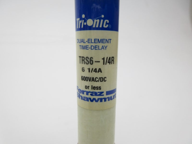 FERRAZ SHAWMUT TRS6-1/4R 600VAC/DC 6-1/4A NSNP