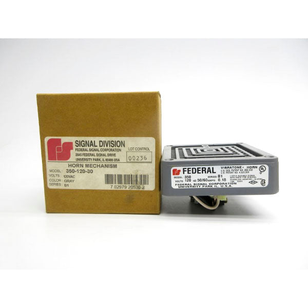 FEDERAL SIGNAL 350-120-30 SER. B1 120VAC 0.18A NSMP