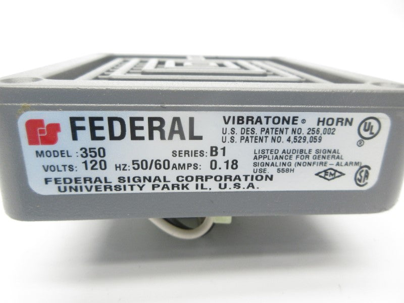 FEDERAL SIGNAL 350 SER. B1 120V 0.18A NSNP