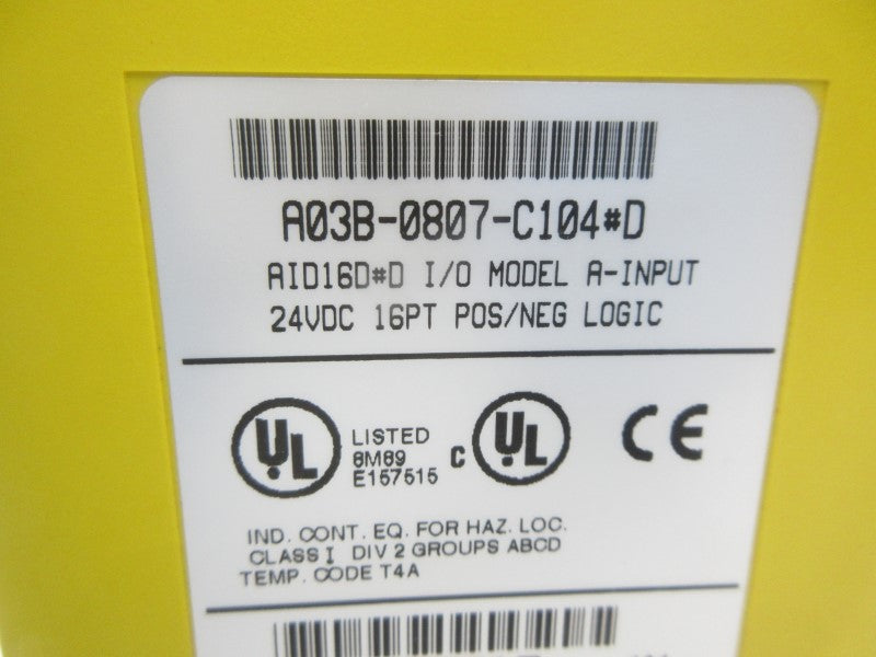 FANUC A03B-0807-C104#D 24VDC NSNP