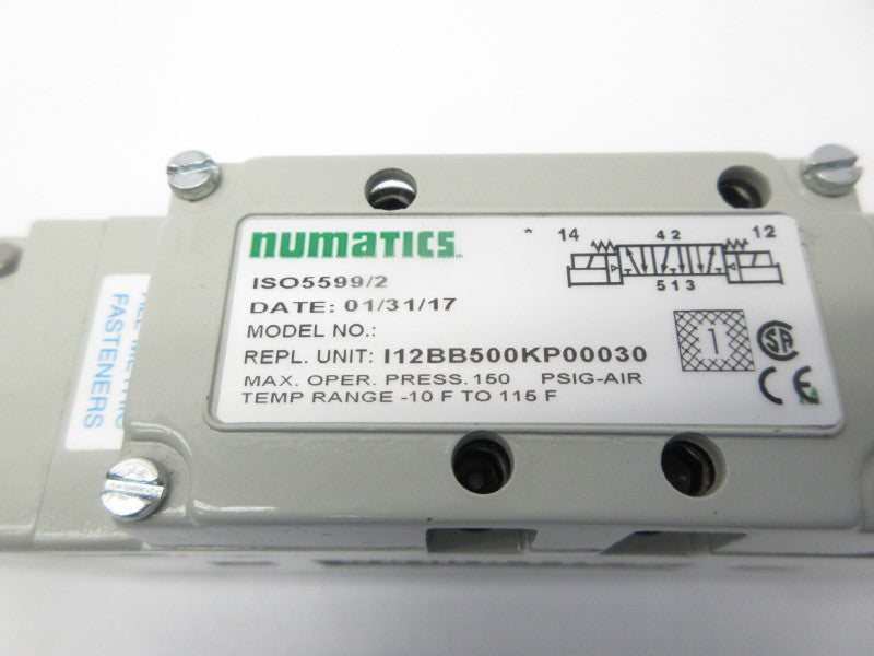NUMATICS I12BB500KP00030 100-115/110-120V .06A 150PSI NSNP