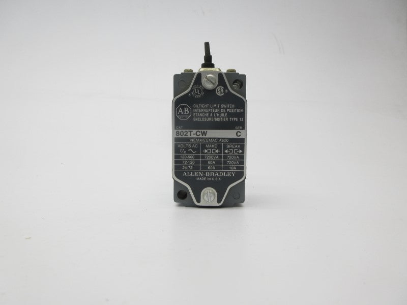 ALLEN BRADLEY 802T-CW SER. C 120-600VAC 60A (AS PICTURED1) NSNP