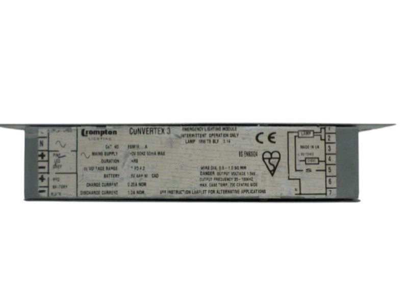 CROMPTON CONVERTEX 3 ESM18-A EMERGENCY LIGHTING MODULE NSNP