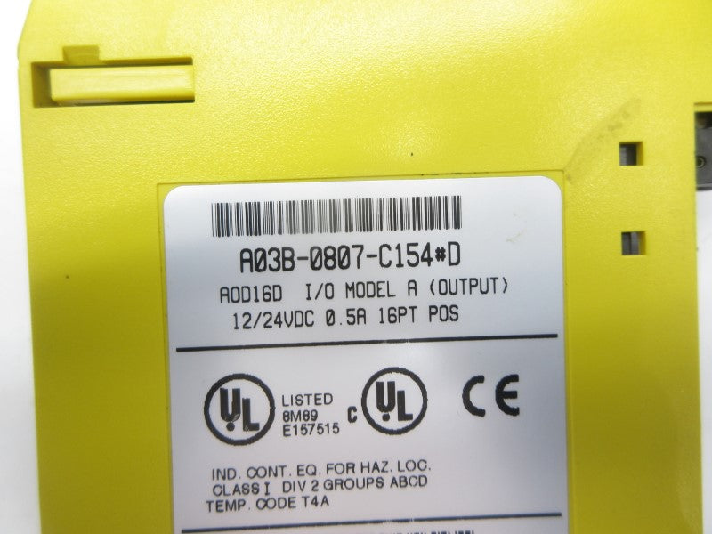 FANUC A03B-0807-C154#D 12/24VDC 0.5A (NO DOOR) UNMP
