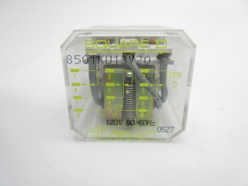 SQUARE D 8501KU13V20 SER. D 120V UNMP