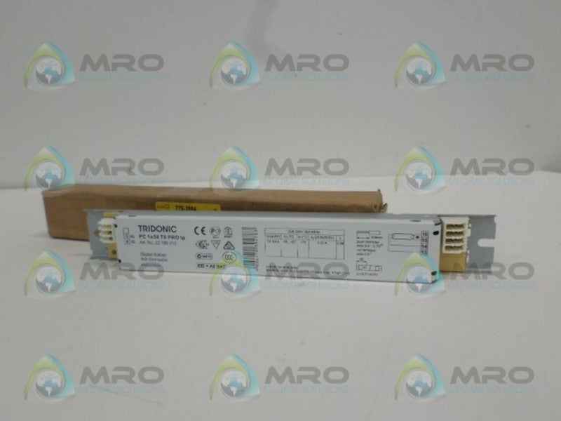 TRIDONIC 22185215 PC1X58T8PRO 775-3984 ELECTRONIC BALLAST  NSMP