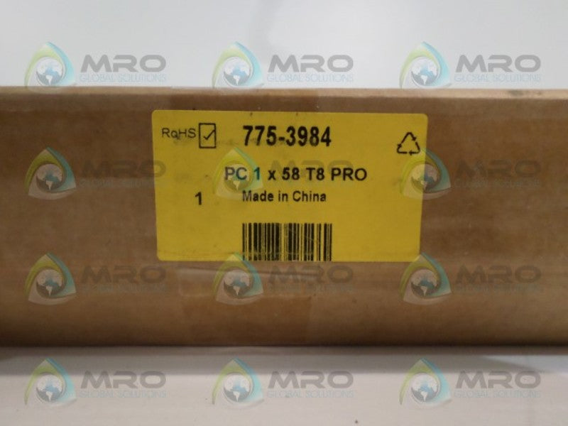 TRIDONIC 22185215 PC1X58T8PRO 775-3984 ELECTRONIC BALLAST  NSMP